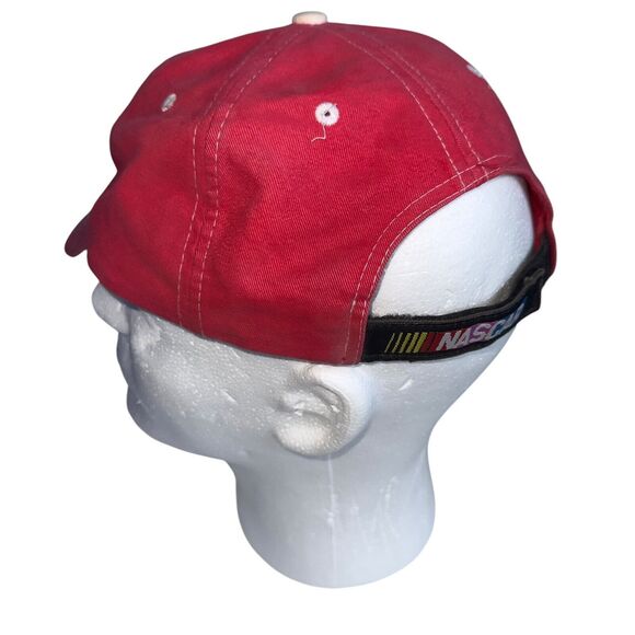 Anheuser Busch Nascar BUD Racing Hat Autographed Rick Rudd? Thrashed Y2K Nascar - Picture 9 of 16